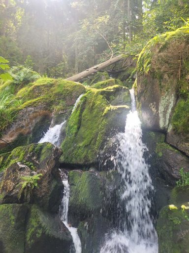 Fastenwandern im Schwarzwald, Wasserfall